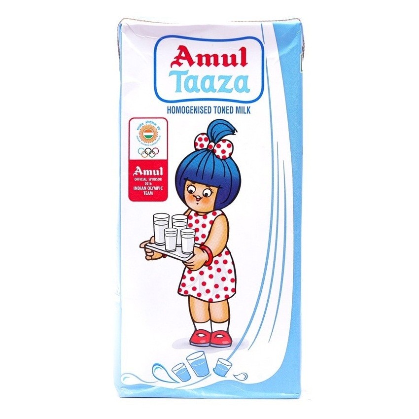 Amul Taaza Toned Milk 1L