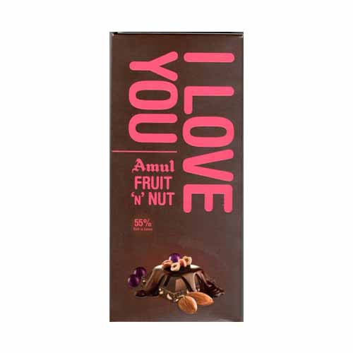 Amul Fruit & Nut Chocolate 150g Driftbasket