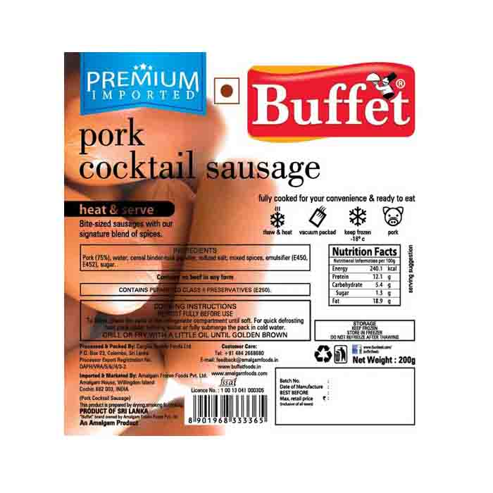 Pork Cocktail Sausages